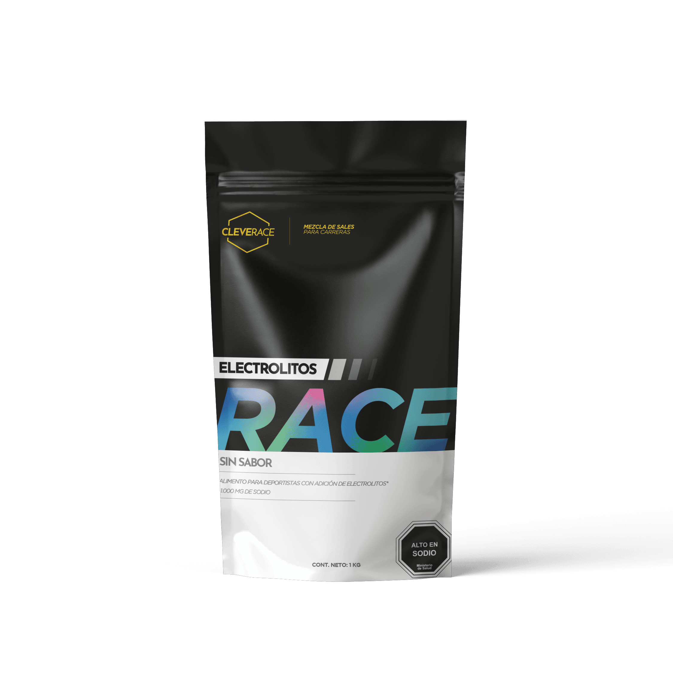 Cleverace Electrolitos Race 1kg – Sin Sabor